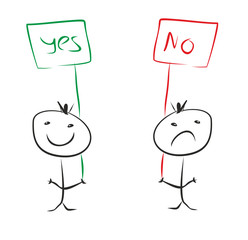 yes no figures