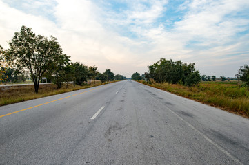 Fototapeta premium country road background.