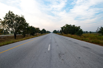 Fototapeta premium country road background.