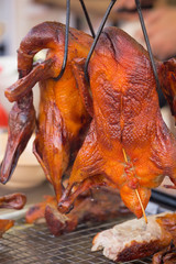 Duck Roasted for sale at market