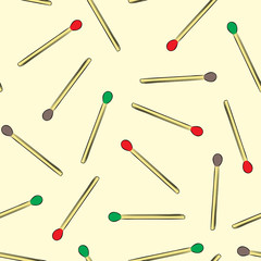 Seamless color matchsticks