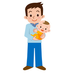 お父さんと赤ちゃん