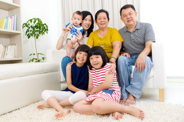 Asian family