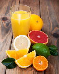 Fresh citrus juice