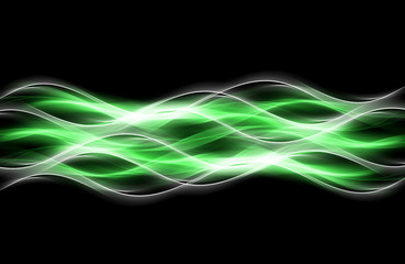 Awesome Electric Power Abstract Light Wave Design