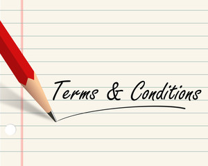 Pencil paper - Terms and Condition