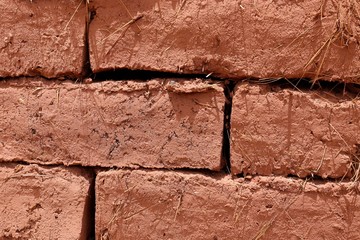Adobemauer - Adobewall - Lehmziegel