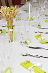 Wedding reception