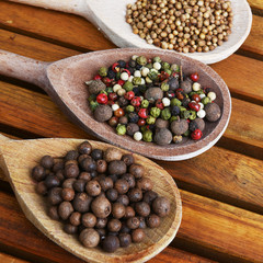  spoons with hot spices