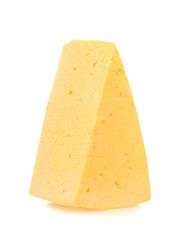 piece of cheese isolated. all images of this series see my portf
