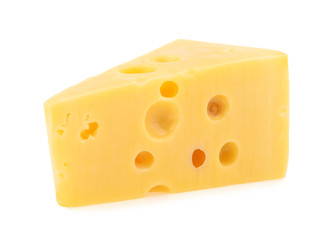 piece of cheese isolated. all images of this series see my portf