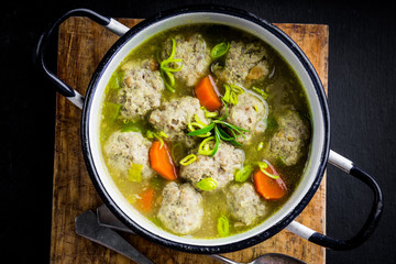 Koftas or meatballs, in a mild creamy curry sauce