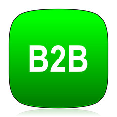 b2b green icon