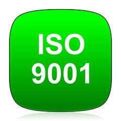 iso 9001 green icon