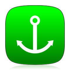 anchor green icon