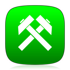 mining green icon
