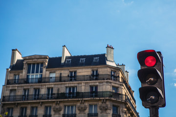 City traffic light.