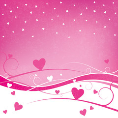 Valentine's Day Vector Grunge Background