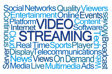 Video Streaming Word Cloud
