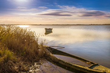 Etang de Canet,pyrénées orientales.