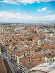 Naklejka premium View of the Cathedral Santa Maria del Fiore in Florence