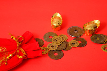 Chinese Ancient Coins and golds