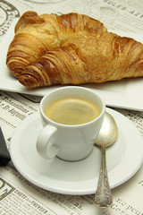 café et croissant 18012016
