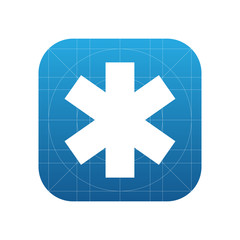 Medical symbol of the Emergency icon
