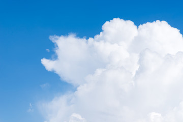 Blue sky and cloud background