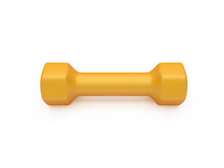 Dumbbell isolated on white