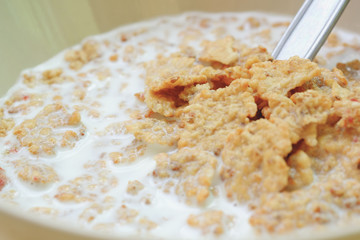 Corn Cereals with filter effect retro vintage style