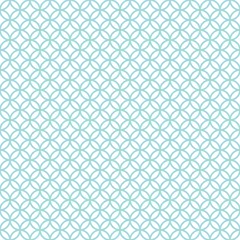 Retro Seamless Circle Pattern Turquoise © Jan Engel