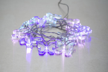 Illuminated Crystal Clear Butterfly Lights in Circular Arrangeme