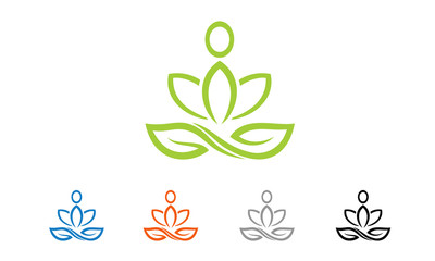 yoga logo design