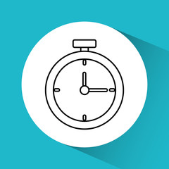 Time and clock graphic icon