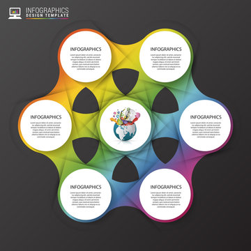 Abstract infographics concept. Modern design template. Vector illustration