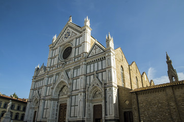 Fototapeta na wymiar Iglesia de Santa Croce (Florencia-italia)
