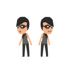 Blunt Character Outsider Girl very surprised and did not believe