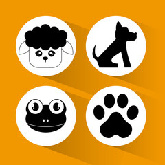 Animal cartoon design 