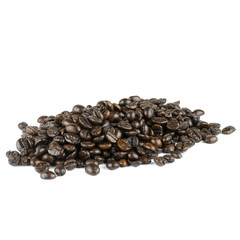 coffee beans isolated on white