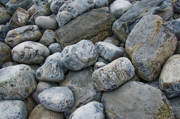 Limestone boulders Dunraven bay, Vale of Glamorgan