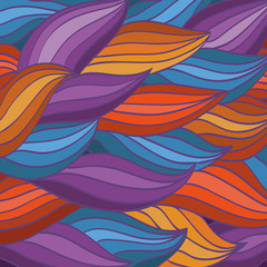 bright color vector pattern of the waves