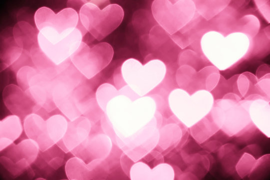 heart background photo light pink color