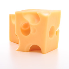 cheese isolated on white background cutout