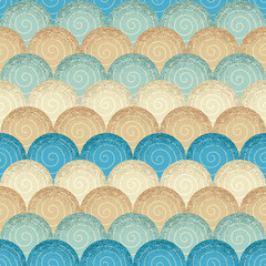 Wave seamless pattern