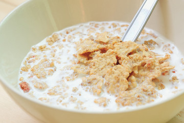 Corn Cereals with filter effect retro vintage style