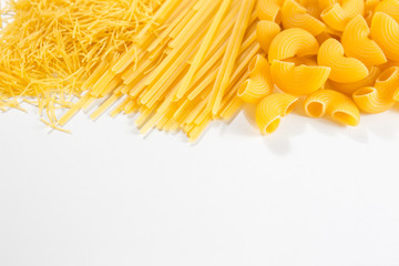 Raw pasta border