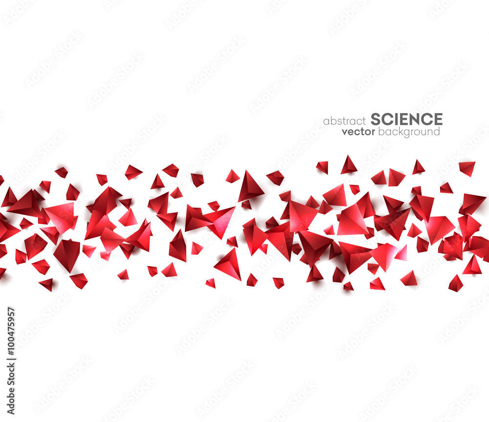 Poster wireframe polygonal background.