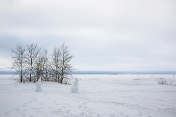 Fototapeta na wymiar Finnish Gulf in winter