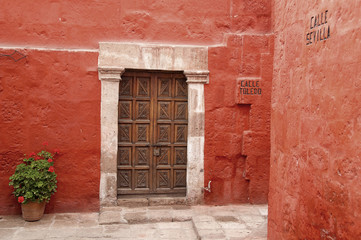 Fototapeta na wymiar klasztor Santa Catalina w Arequipie